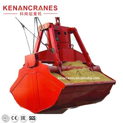 चार रस्सी पकड़ने वाली बाल्टी