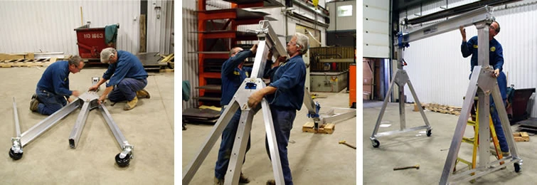 Portable Aluminum Alloy Gantry Crane 2 Ton Portable Aluminum Alloy Gantry Crane 2 Ton