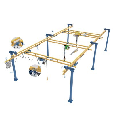 सस्पेंशन मोनोरेल क्रेन